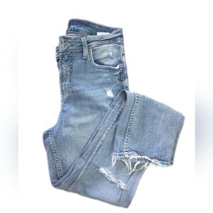 Silver Jeans Co Distressed Straight Leg Jeans